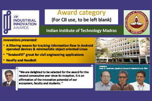 1st runner up: IIT Madras