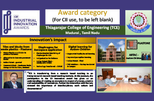 1st Runner up: Thiagarajar College of Engineering