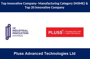 Top Innovative Company- Manufacturing Category (MSME) & Top 20 Innovative Company